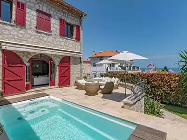 Saint Jean Cap Ferrat 06230 Achat / Vente maison 8 pièces t8 piscine terrasse