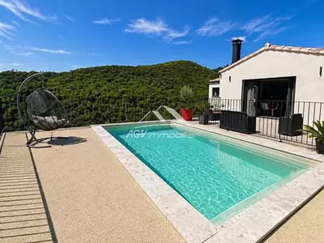 Saint Jean du Pin 30140 Achat / Vente maison 8 pièces t8 piscine