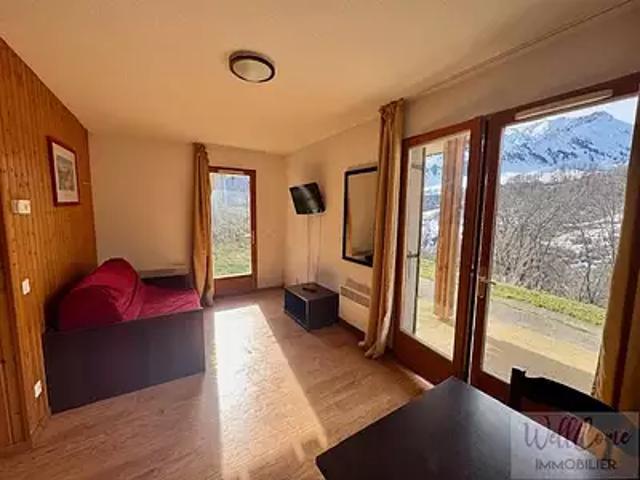 Saint Jean d'Arves 73530 Achat / Vente appartement 2 pièces t2 au dernier étage terrasse