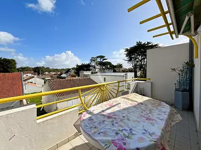 Saint Jean de Monts 85160 Achat / Vente appartement 2 pièces t2 au dernier étage