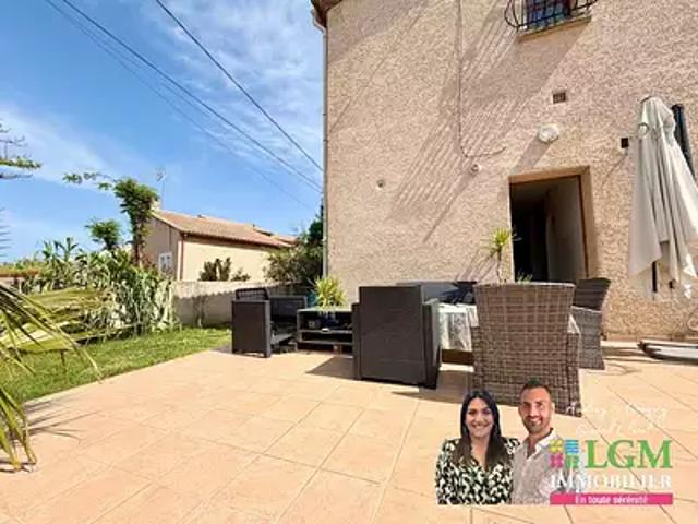 Saint Jean de Védas 34430 Achat / Vente maison 7 pièces t7 jardin terrasse