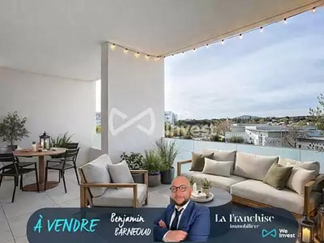 Saint Jean de Védas 34430 Achat / Vente appartement 2 pièces t2 terrasse