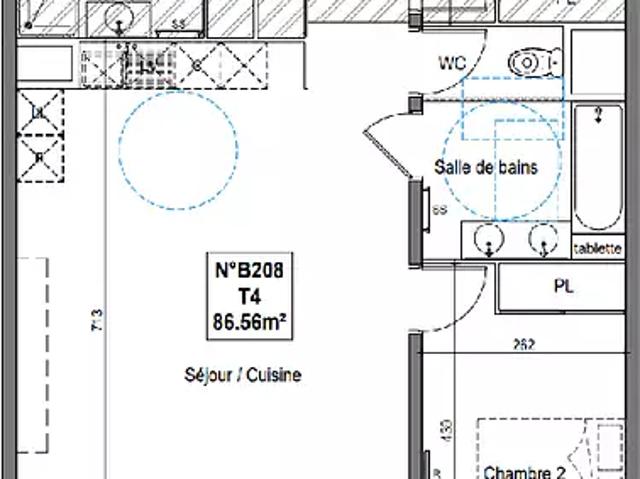 Saint Jean de Védas 34430 Achat / Vente appartement 4 pièces t4