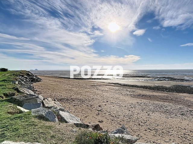 SAINT JEAN LE THOMAS: VUE MER, VUE MONT, VILLA 144 M2 AU CALME, JARDIN, PREAU, GARAGE