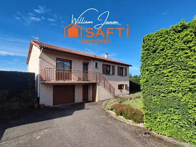 Saint Just Malmont 43240 Achat / Vente maison 5 pièces t5 terrasse balcon