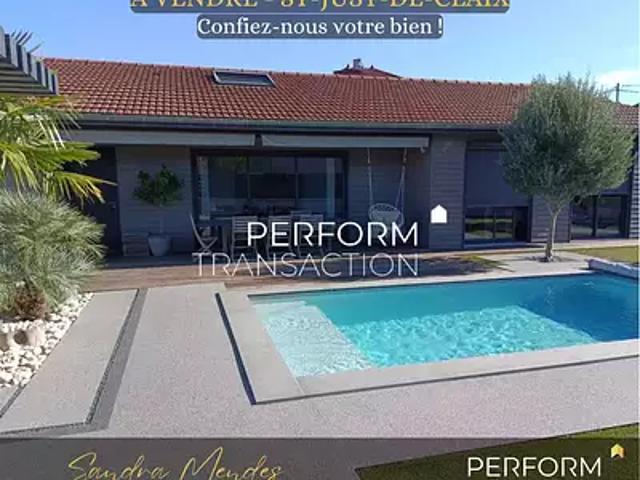Saint Just de Claix 38680 Achat / Vente maison 5 pièces t5 piscine