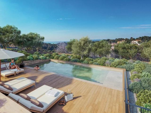 SAINT LAURENT DU VAR Région PACA vente appartement 3 pièces neuf Dernier étage Piscine