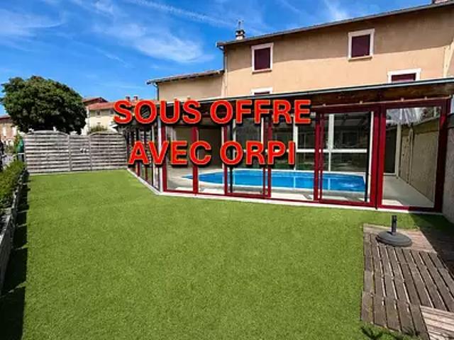Saint Laurent de Chamousset 69930 Achat / Vente maison 7 pièces t7 piscine terrasse