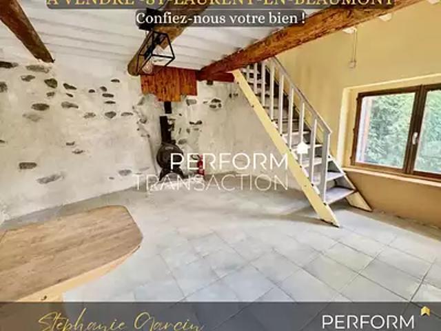 Saint Laurent en Beaumont 38350 Achat / Vente maison 2 pièces t2
