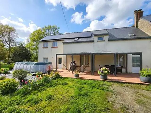 Saint Malo des Trois Fontaines 56490 Achat / Vente maison 6 pièces t6