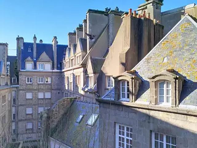 Saint Malo 35400 Achat / Vente appartement 2 pièces t2 au dernier étage