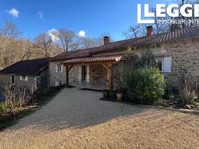 Saint Martin de Fressengeas 24800 Achat / Vente maison 7 pièces t7 jardin terrasse