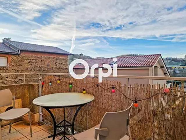 Saint Martin en Haut 69850 Achat / Vente appartement 4 pièces t4 cave balcon