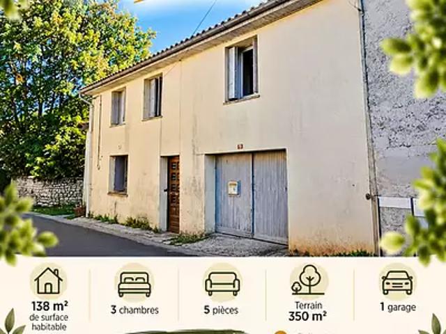 Saint Martin Lacaussade 33390 Achat / Vente maison 5 pièces t5 jardin