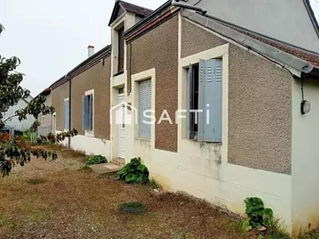 Saint Maur 18270 Achat / Vente maison 7 pièces t7 terrasse parking