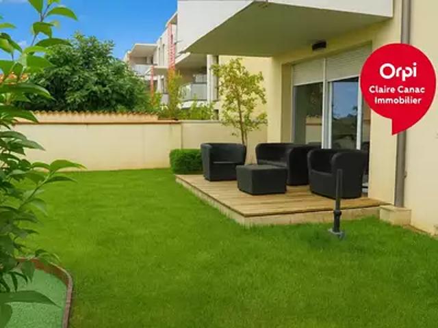 Saint Orens de Gameville 31650 Achat / Vente appartement 3 pièces t3 jardin terrasse