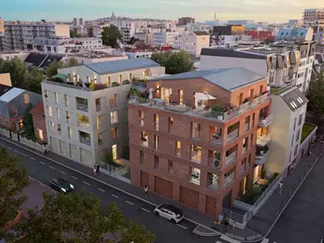 Saint Ouen sur Seine 93400 Achat / Vente appartement neuf 3 pièces t3 balcon