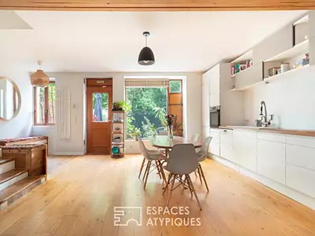 Saint Ouen sur Seine 93400 Achat / Vente maison 5 pièces t5 au dernier étage cave