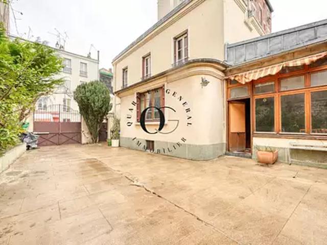 Saint Ouen sur Seine 93400 Achat / Vente maison 8 pièces t8 terrasse parking