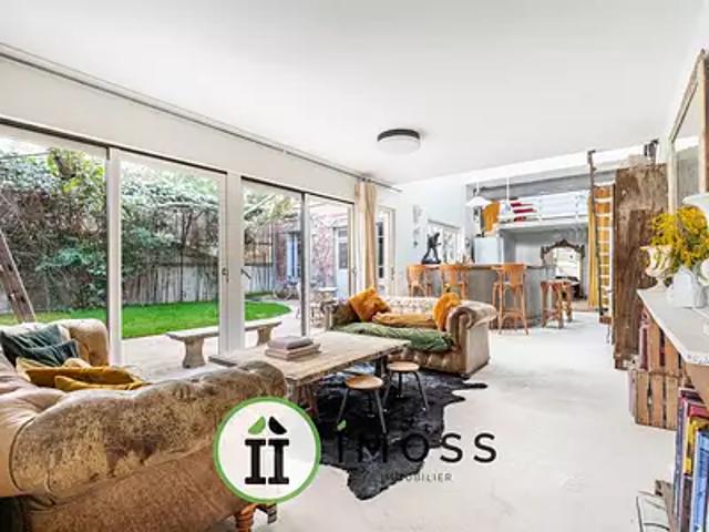 Saint Ouen sur Seine 93400 Achat / Vente maison 6 pièces t6 terrasse