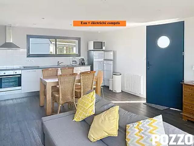 Saint Pair sur Mer 50380 Location appartement 3 pièces t3 au dernier étage parking