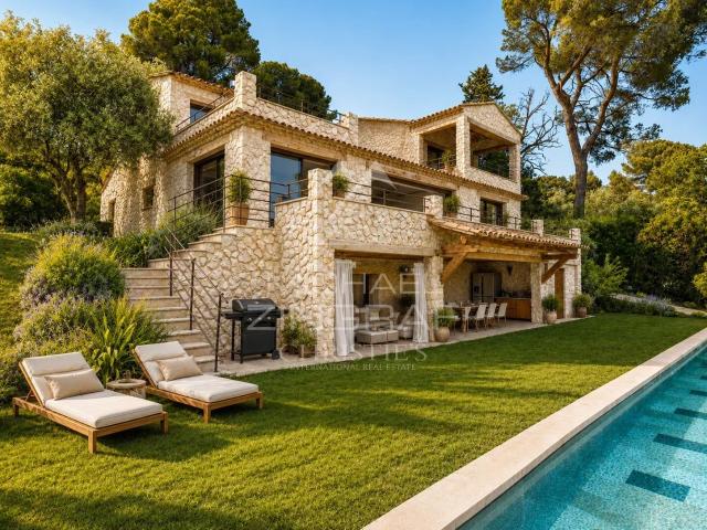 Saint Paul de Vence Villa premium avec vue panoramique mer et village