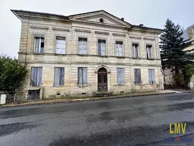 Saint Philippe d'Aiguille 33350 Achat / Vente maison 10 pièces t10