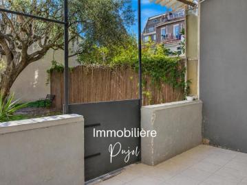 Saint Pierre 13005 Type 2 avec terrasse et jardin