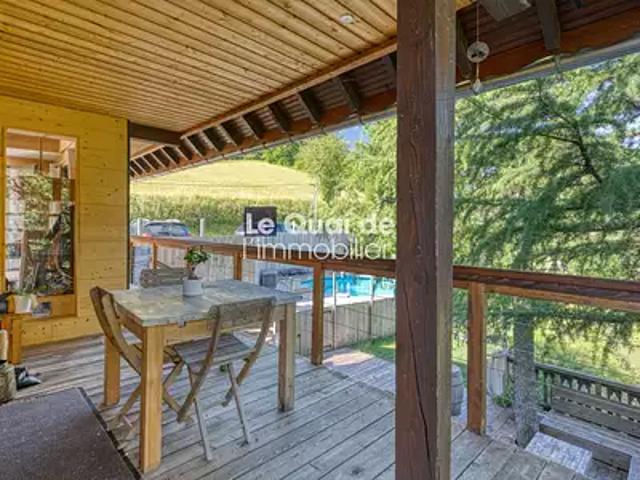 Saint Pierre de Chartreuse 38380 Achat / Vente maison 8 pièces t8 piscine terrasse