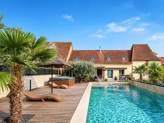 Saint Pierre de Chignac 24330 Achat / Vente maison 7 pièces t7 piscine jardin