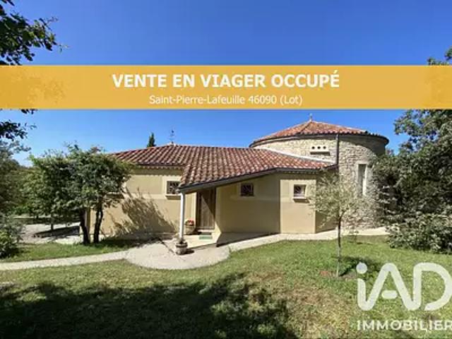 Saint Pierre Lafeuille 46090 Achat / Vente maison 5 pièces t5 terrasse cave