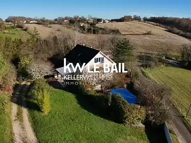 Saint Pierre Lafeuille 46090 Achat / Vente maison 9 pièces t9 terrasse