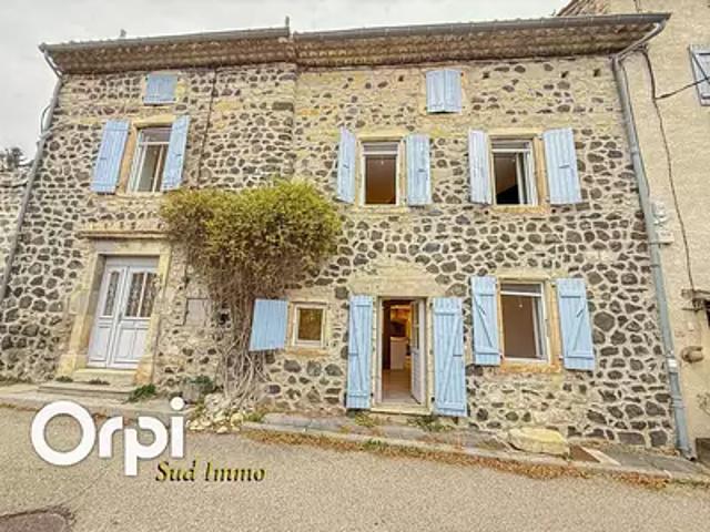 Saint Pons 07580 Achat / Vente maison 4 pièces t4 terrasse cave
