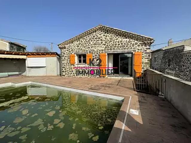 Saint Pons 07580 Achat / Vente maison 5 pièces t5 piscine terrasse