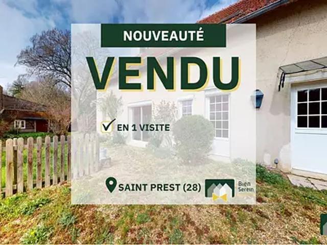 Saint Prest 28300 Achat / Vente maison 6 pièces t6 terrasse parking