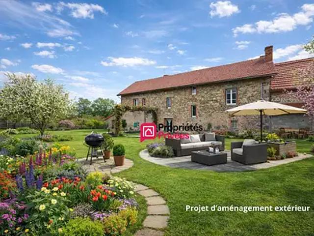 Saint Priest des Champs 63640 Achat / Vente maison 6 pièces t6 jardin