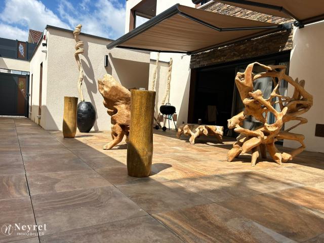 Saint priest en jarez appartement 316M2 type maison de plain pied avec terrasse garage parking