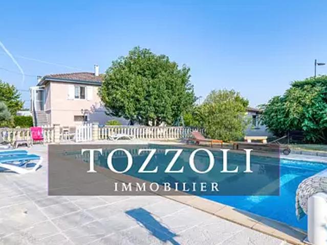 Saint Quentin Fallavier 38070 Achat / Vente maison 4 pièces t4 piscine cave
