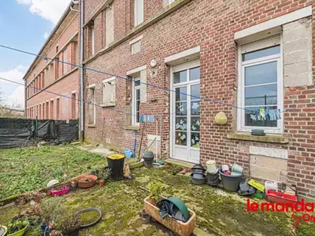 Saint Quentin 02100 Achat / Vente appartement 3 pièces t3 jardin