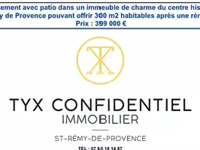 Saint Rémy de Provence 13210 Achat / Vente appartement 6 pièces t6 au dernier étage terrasse