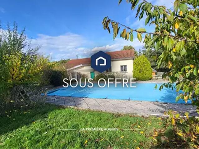 Saint Romain de Popey 69490 Achat / Vente maison 4 pièces t4 piscine terrasse