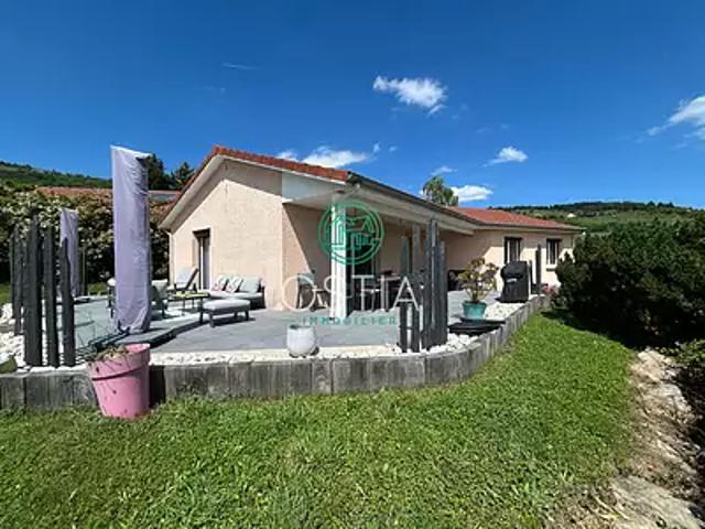Saint Romain en Jarez 42800 Achat / Vente maison 5 pièces t5 au dernier étage terrasse