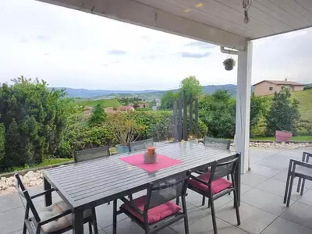 Saint Romain en Jarez 42800 Achat / Vente maison 5 pièces t5 piscine terrasse