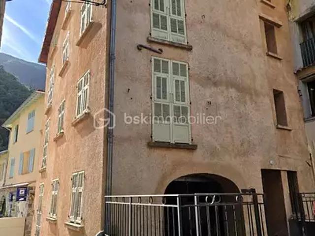 Saint Sauveur sur Tinée 06420 Achat / Vente maison 7 pièces t7 cave balcon