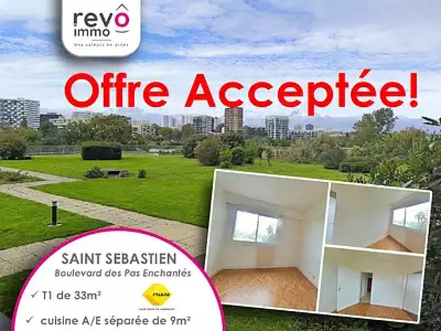 Saint Sébastien sur Loire 44230 Achat / Vente appartement 2 pièces t2