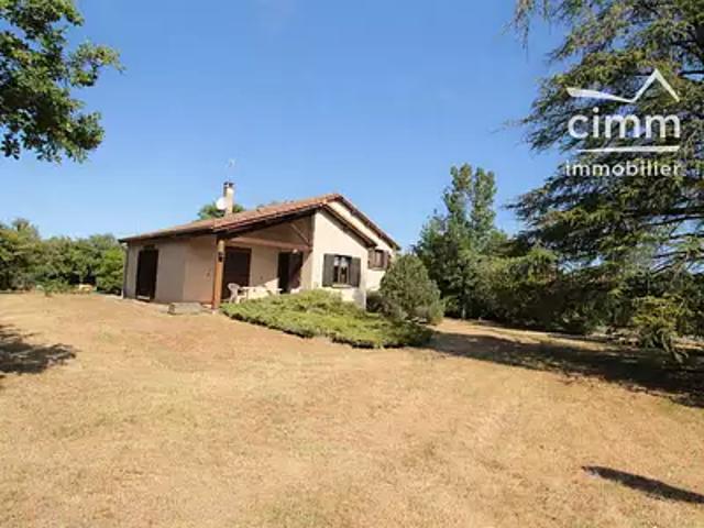 Saint Siméon de Bressieux 38870 Achat / Vente maison 5 pièces t5 terrasse