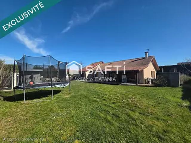 Saint Siméon de Bressieux 38870 Achat / Vente maison 7 pièces t7 terrasse parking