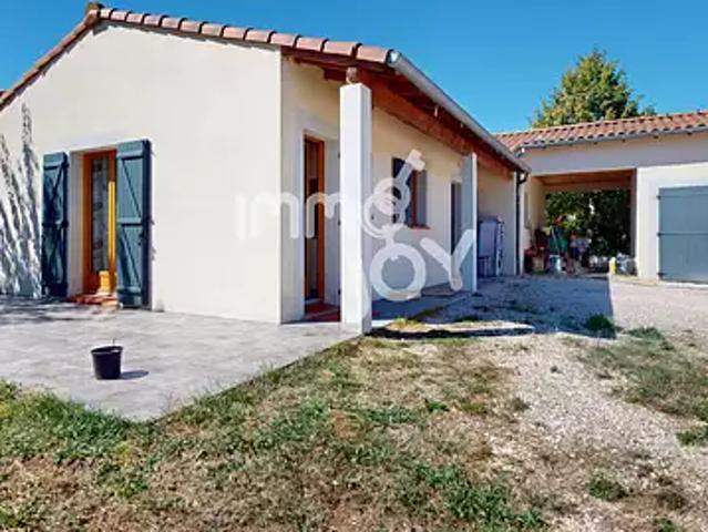Saint Sulpice sur Lèze 31410 Achat / Vente maison 4 pièces t4 jardin terrasse