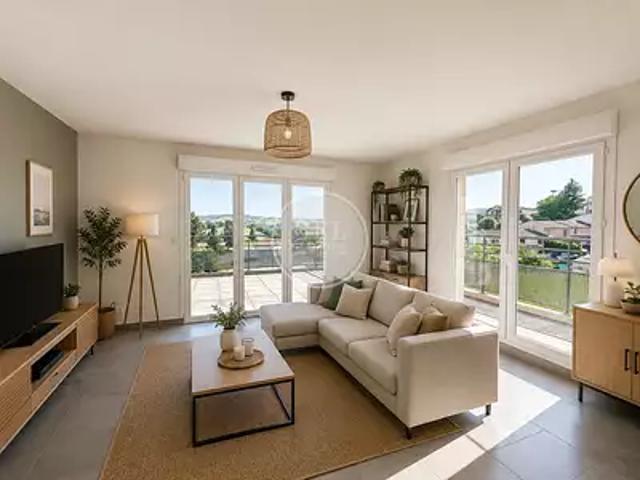 Saint Symphorien sur Coise 69590 Achat / Vente appartement 2 pièces t2 terrasse parking