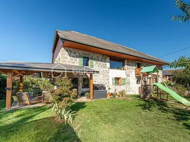 Saint Sylvestre 74540 Achat / Vente maison 6 pièces t6 terrasse cave